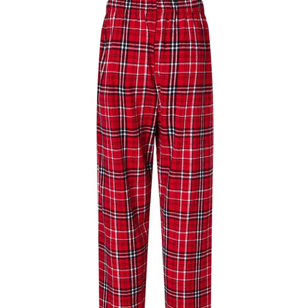 RED/ WHITE PLAID - BACK