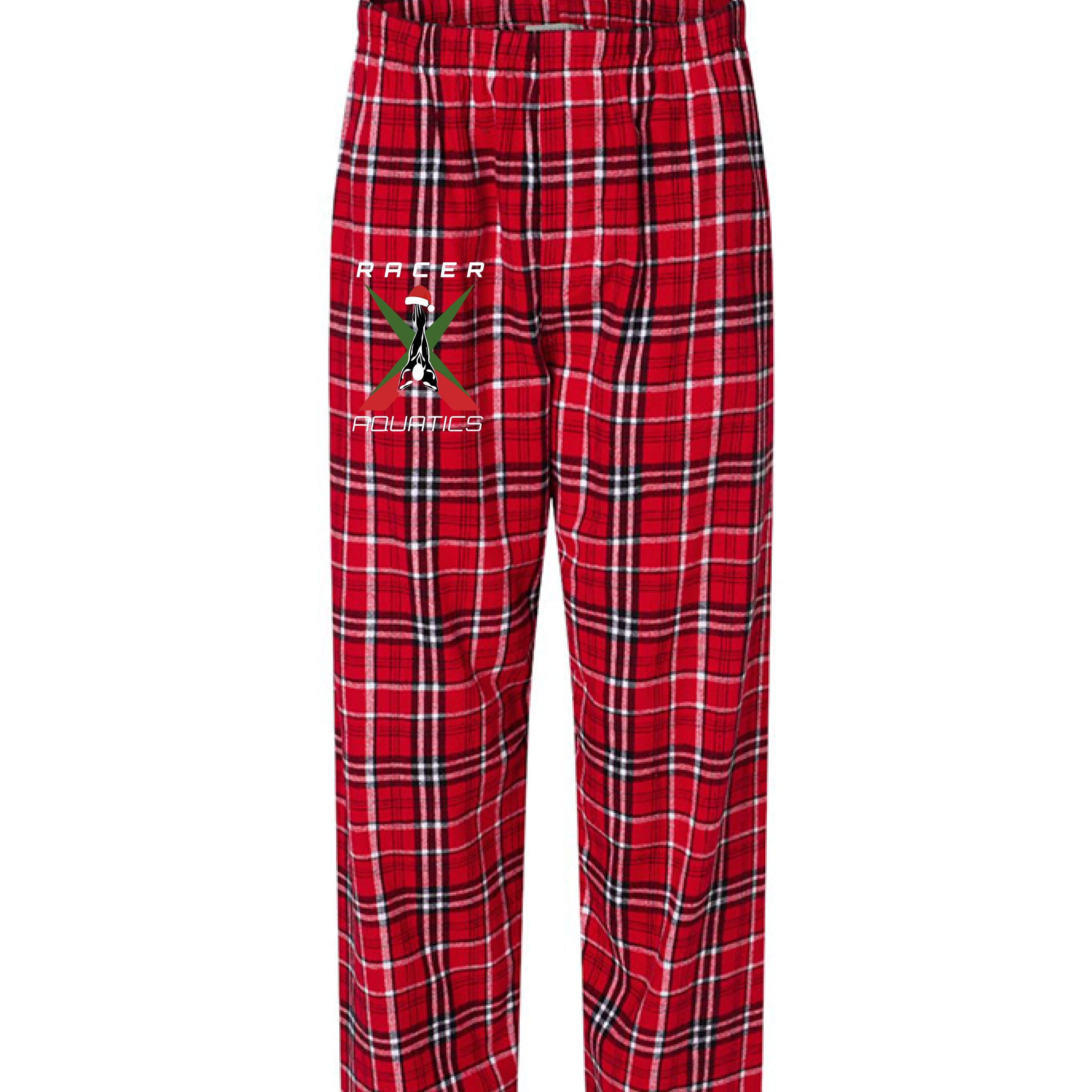 RED/ WHITE PLAID - FRONT