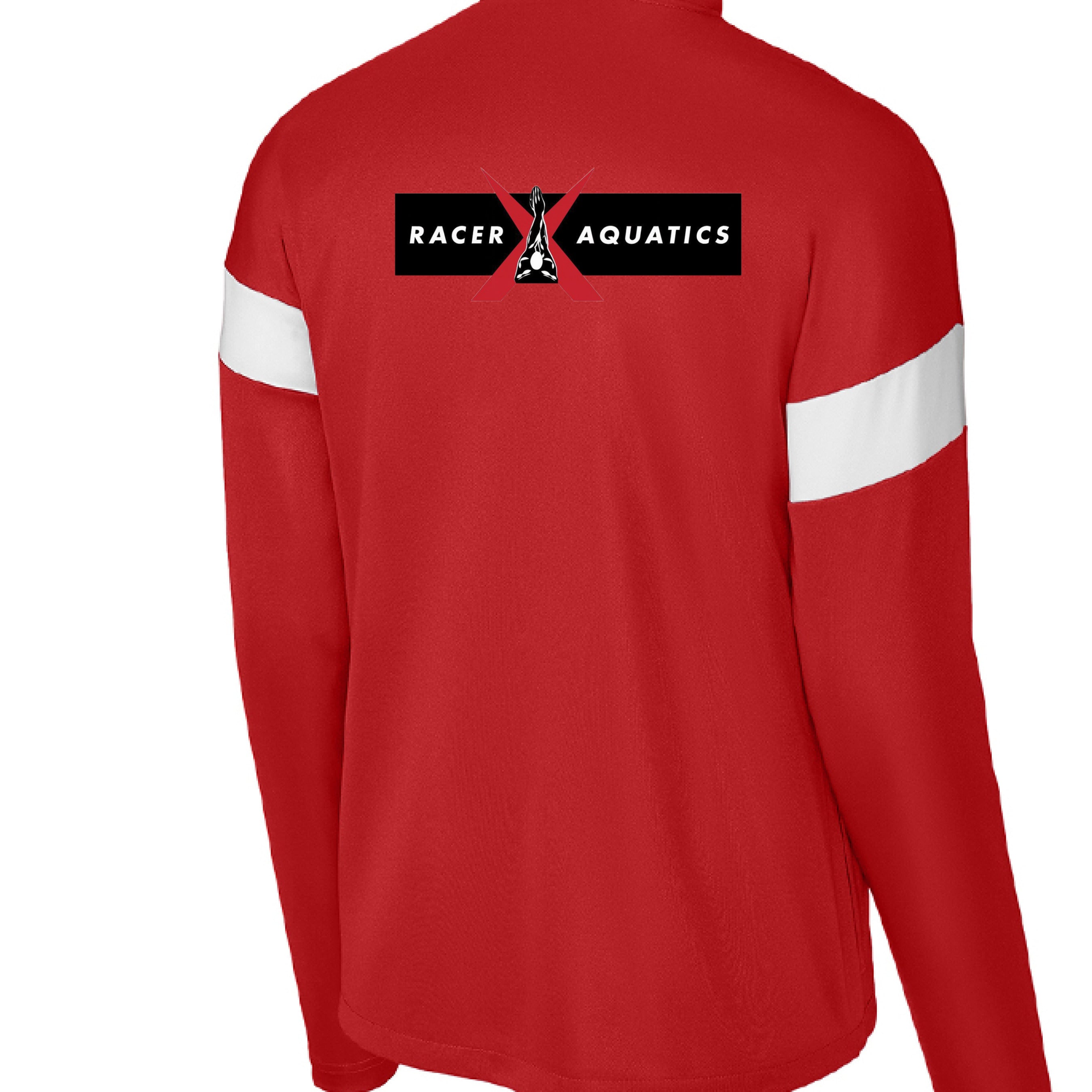 Deep Red/ White - BACK