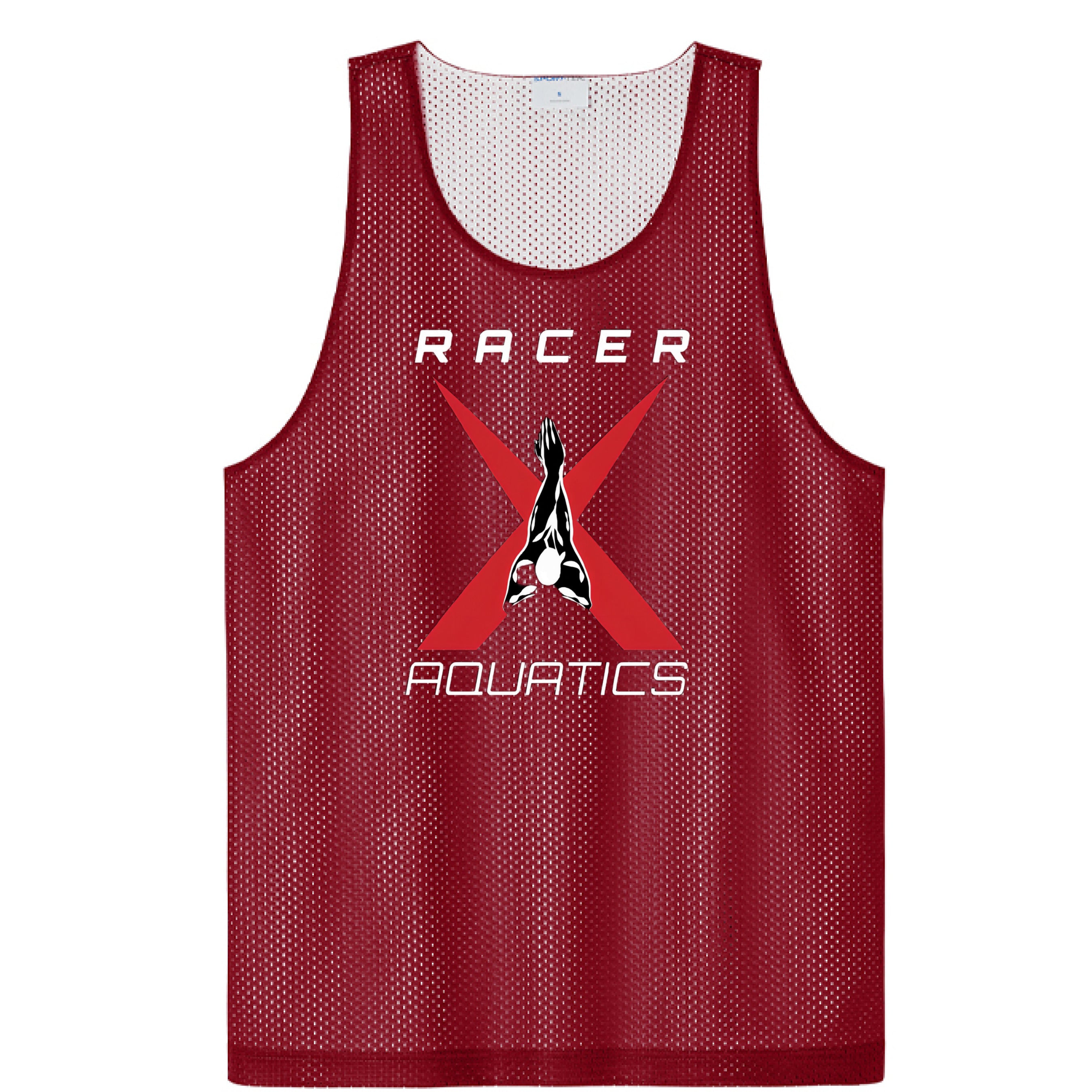 Deep Red/ White - FRONT